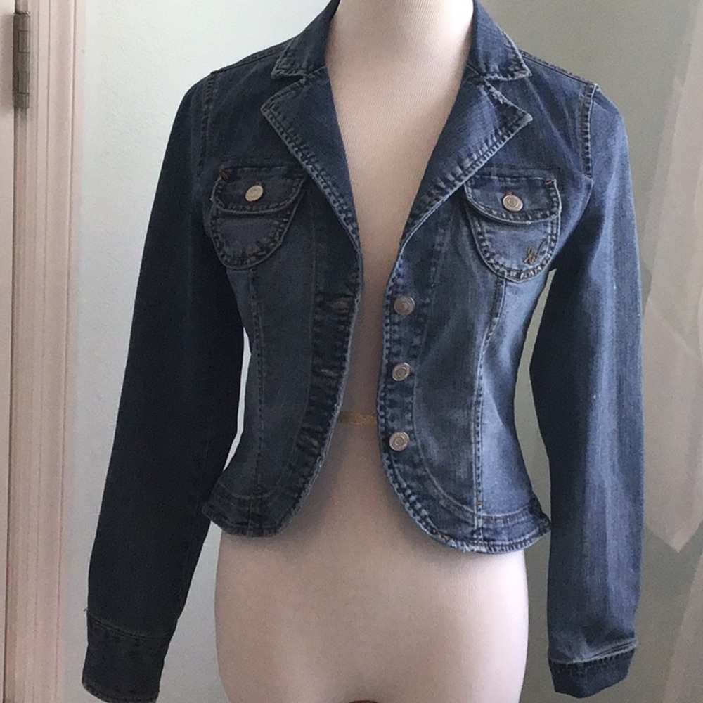 Twentyone 21 - juniors blue jean denim jacket